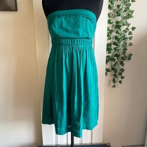 Green Maeve Backless Pleats Dress Size 8